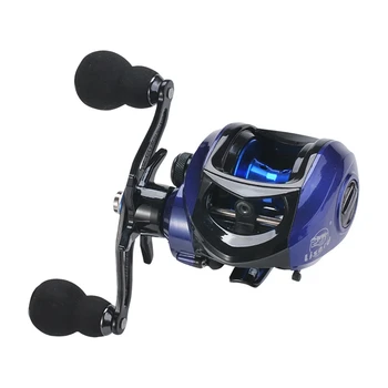 

fishing reels 7.2:1 Brake Left / Right Handed Bait Casting Fishing Wheel Tool 17 Plus 1 Bearing Baitcast Reel (Magnetic)
