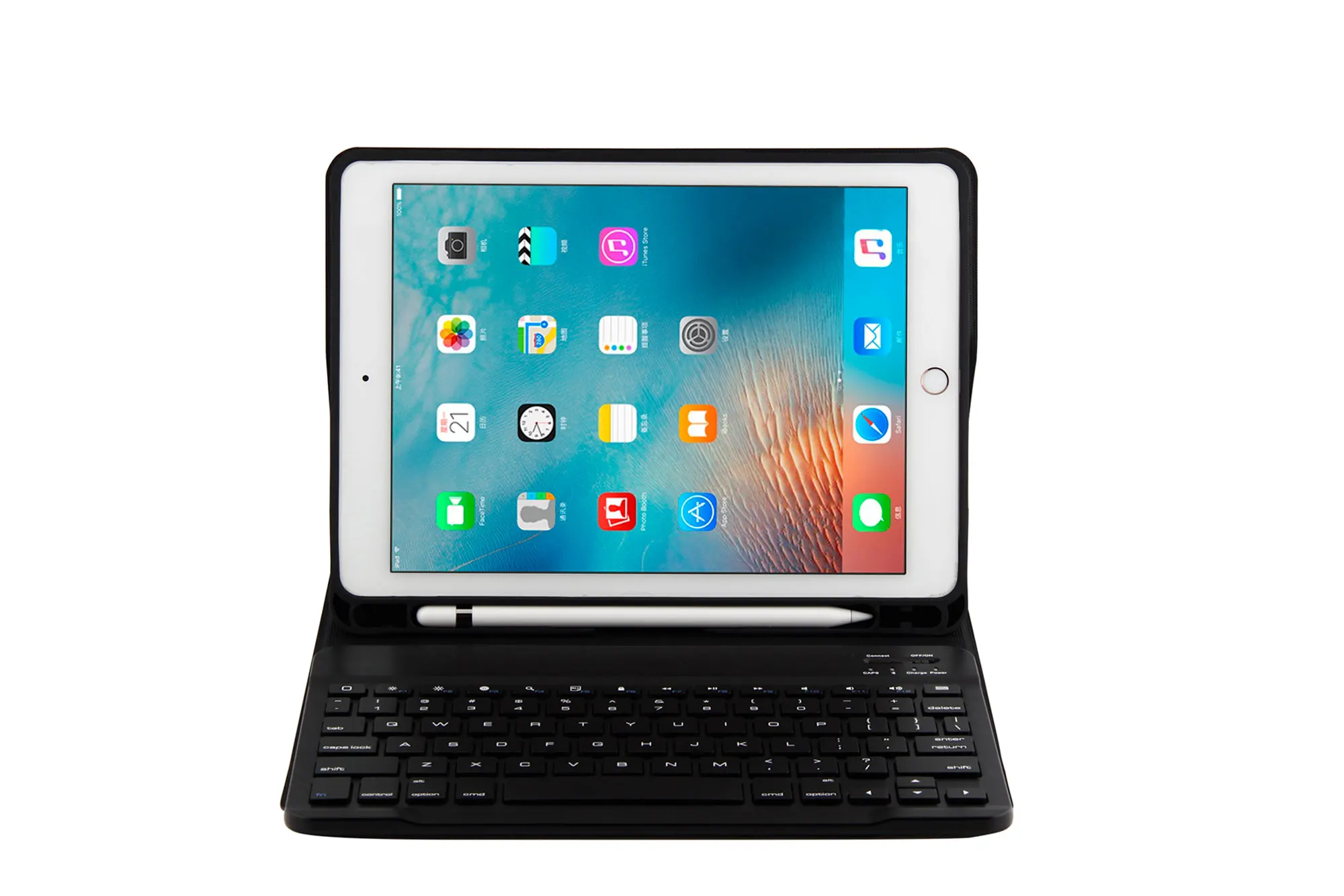 IPad 9 7 чехол для клавиатуры с карандашом Deekite Съемная Bluetooth беспроводная
