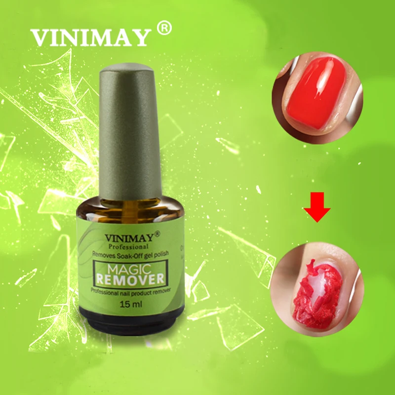 VINIMAY 15 мл гель для ногтей/Средство удаления лака волшебное средство здоровое