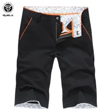 Для мужчин шорты длина выпрямленного колена шорты с застежкой "молния" Мужской модный бренд Повседневное Для мужчин s Высокое качество шорты-бермуды Masculina