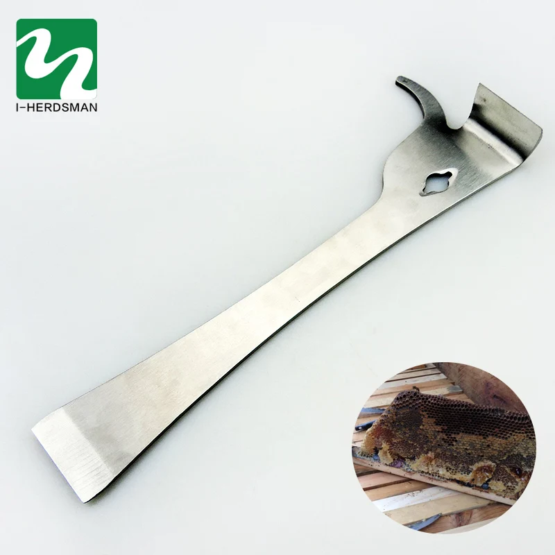 

Arrival 1PC Stainless Steel Queen Bee BeeHive Scraper Beekeeping Bee Proof Suits Beekeeper Hive Tool Bee tools Beekeeping equip