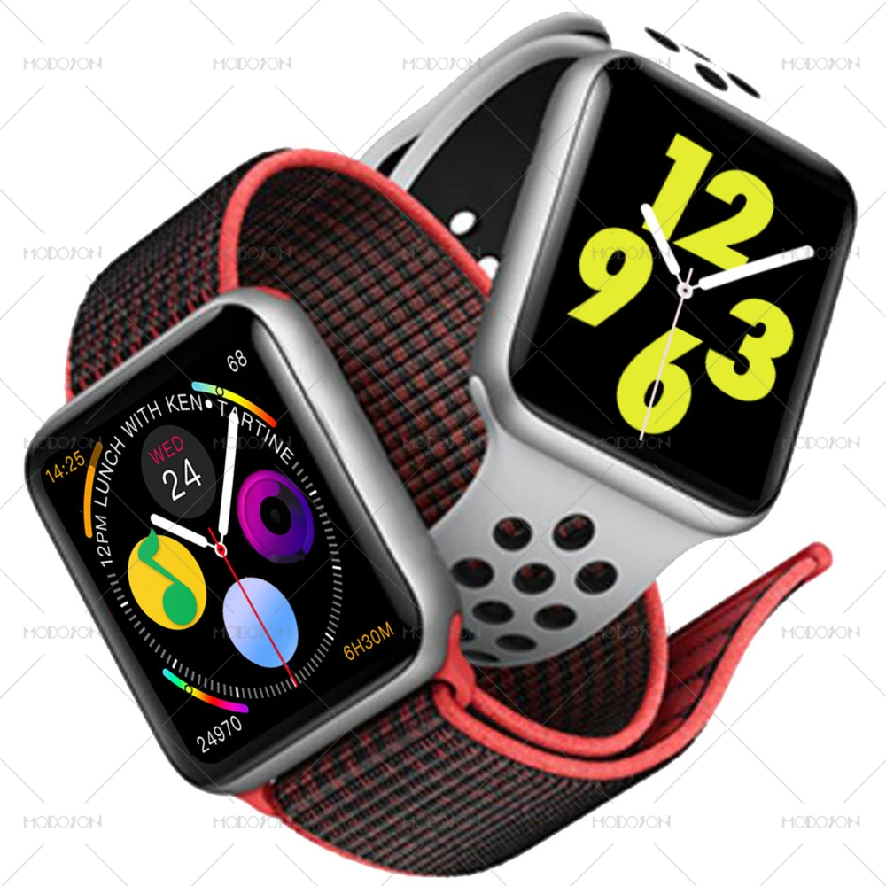 

MODOSON GPS Smart Watch iwo 9 Series 5 4 Heart Rate Monitor ECG Fitness Tracker Smartwatch PK iwo 8 10 For Apple iphone Android