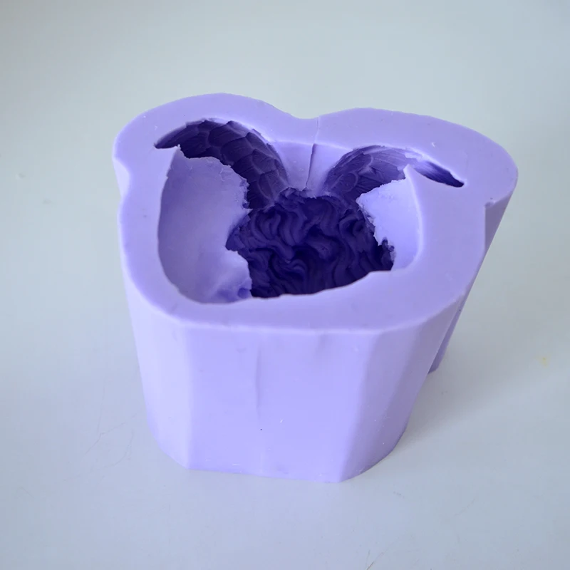 Силиконовая форма для свечей Nicole 3D под углом DIY Ручная мыльная ремесло инструмент