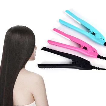 

110V-220V 50Hz Electronic Ceramic Fast Hair Straightener Portable Mini Hair Flat Iron Wet/Dryer Straightening Irons 35W