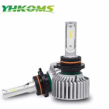 

YHKOMS Car Headlight 9006 HB4 H11 LED 9005 HB3 H7 H8 H9 H11 H4 Auto Light Car Headlamp Fog Lighting 80W 8000LM 6000K White Light