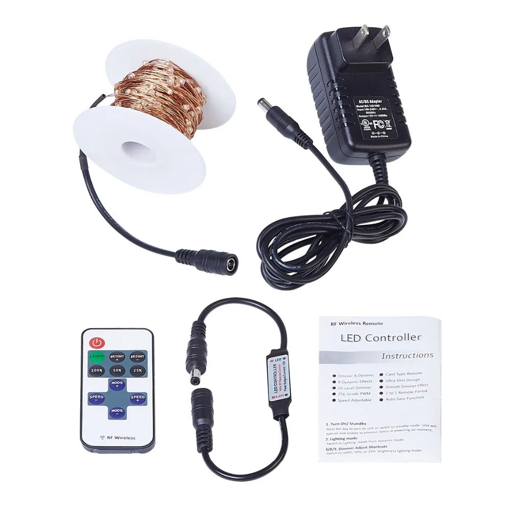 20M/66Ft 200 LEDs Remote Dimmable Led String Fairy Lights Outdoor Waterproof for Garden Wedding Halloween Christmas Decorations 20M/66Ft 200 LEDs Remote Dimmable Led String Fairy Lights Outdoor Waterproof for Garden Wedding Halloween Christmas Decorations