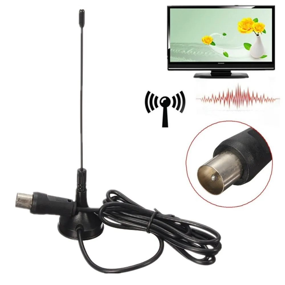 Комнатная цифровая тв антенна SOONHUA 5dBi DVB T кабель 1 5 м бесплатная версия