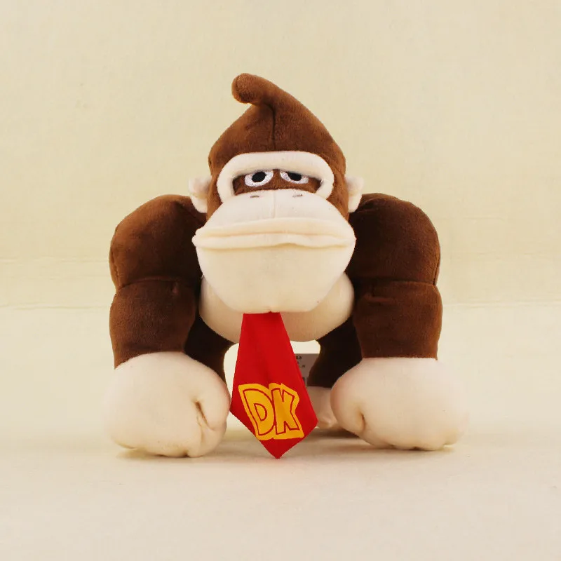 

10 ''26 cm Anime Super Mario Bros Leuke Aap Donkey Kong Pluche Gevulde Speelgoed Poppen Kids Toys, 1 stks/pak, Gratis Verzending