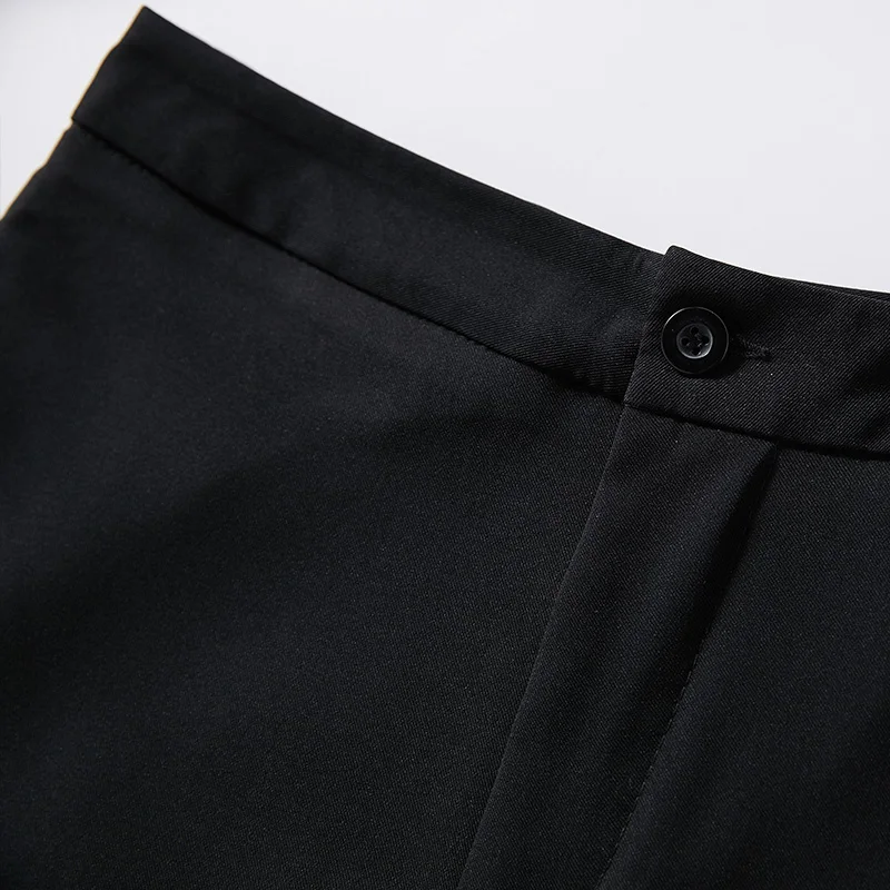Модная одежда из 2 предметов для женщин Летний маленький костюм куртка женская рубашка Свободный Повседневный тонкий секционный черный костюм из двух предметов
