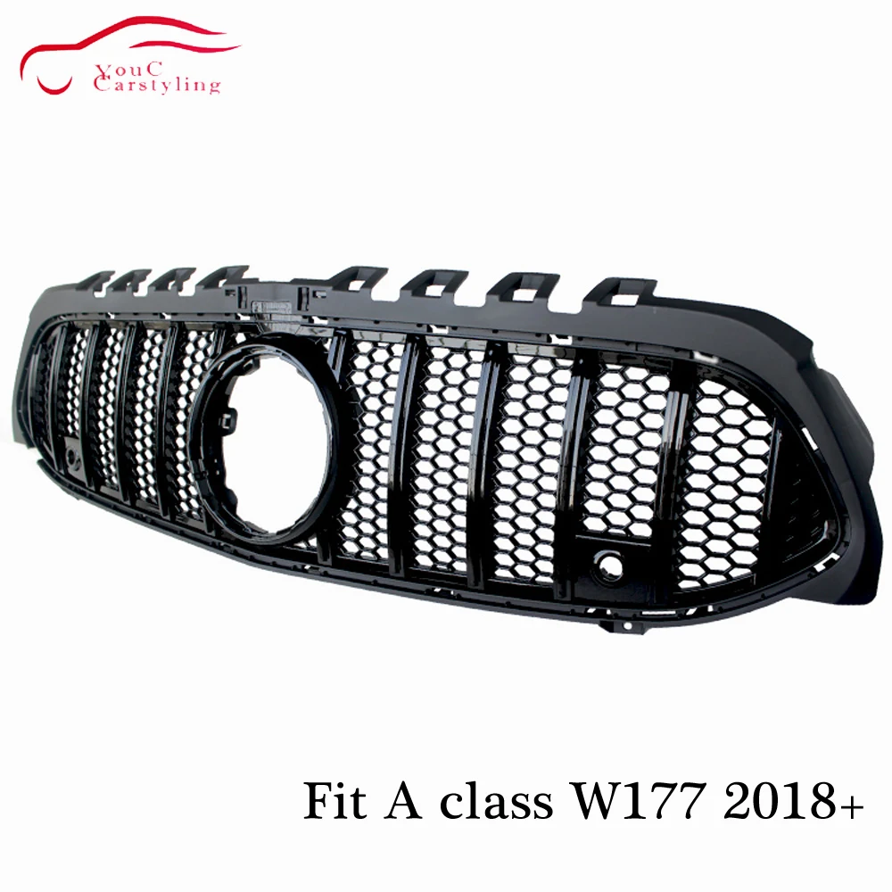 Новый класс A W177 V177 передний бампер GT сот гриль AMG сетка для Mercedes 2019 2020 A180 A200 A250 A45