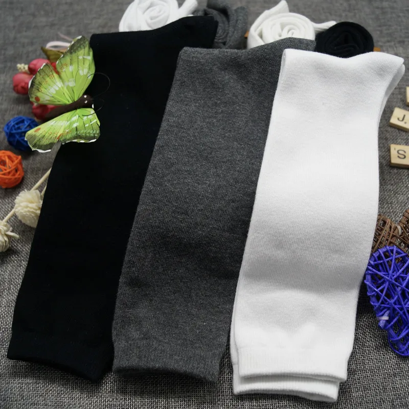 Knee High Socks Kids Boys Girls Long Tube Socks for School Uniform Children White Socks Harajuku Socks Long Student Black 4-15Y 2