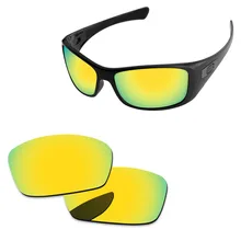 Polycarbonate-24K Золотые Зеркальные Сменные линзы для солнцезащитных очков Hijinx оправа UVA и UVB Защита