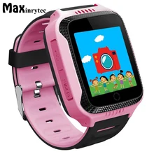 Купить онлайн Maxinrytec оригинальный q528 Y21 Сенсорный экран Дети GPS часы с Камера Освещение Смарт-часы сна Мониторы GPS sos детские часы