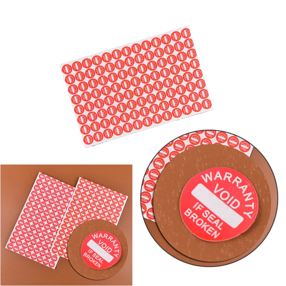 

10 X 10mm 2sheets(total 208Pcs) Strong Adhesive Warranty Fragile Seal Label Sticker Universal Guaranteed VOID Sticker