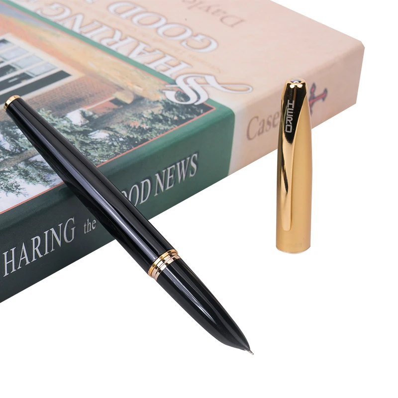 High Quality Luxury HERO 100 Fountain Pen set box GIFT classic calligraphy  14K Gold ink pen