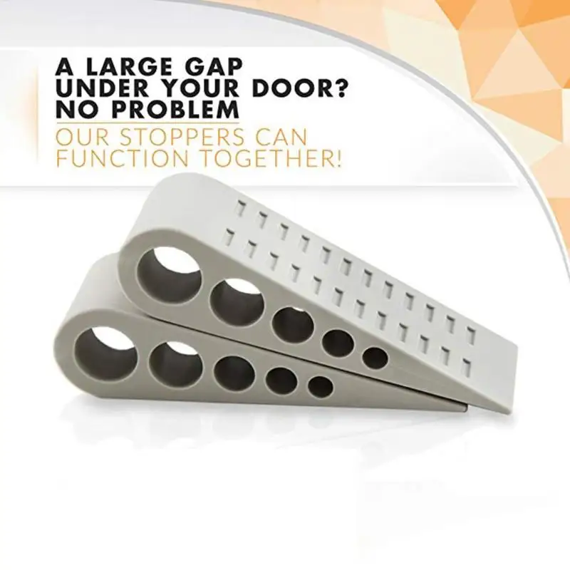 Door Safety Stopper Easy to Install Door Hardware Door Wedge for Floor Surfaces Anti Pinch Hand Protect