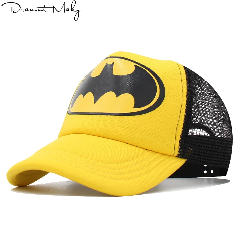 

Fashion Summer Children's Baseball Cap Boys&Girls Cartoon Captain Snapback Adjustable Kids Caps Hip Hop Hat Sun Mesh Cap gorras