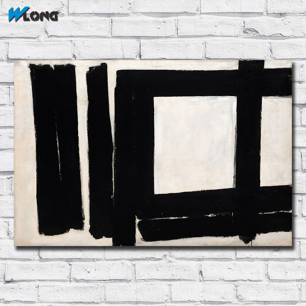 Картины на стену большого размера картина маслом Franz Kline № 7 Картина холсте для