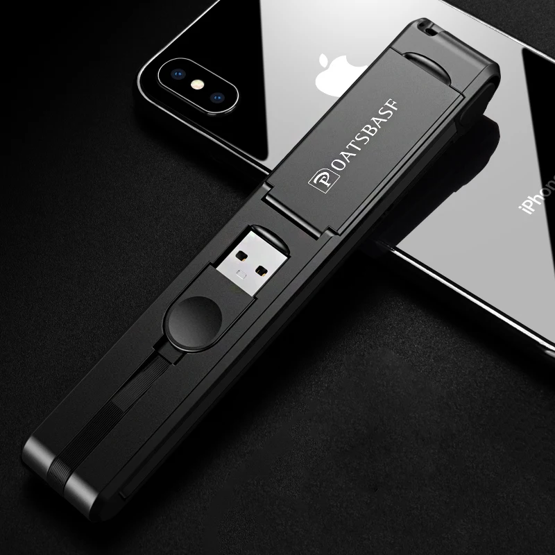 OATSBASF 3 в 1 USB кабель для iPhone XS Max X 8 7 6S Plus Samsung Xiaomi Huawei Nokia скрытое быстрое зарядное