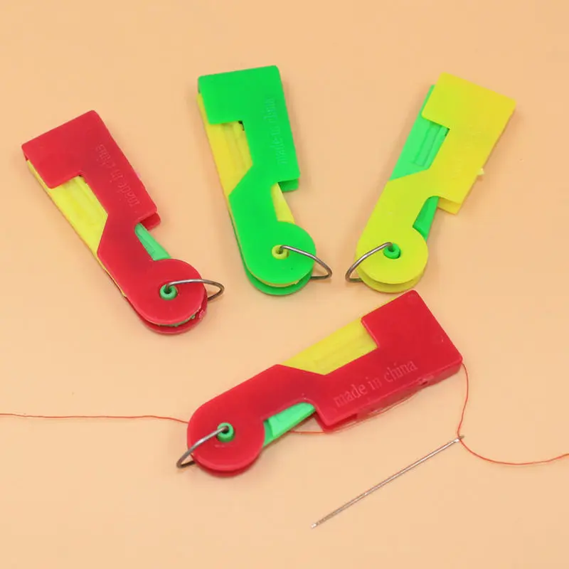 

Random Color!! 5PC Automatic Needle Threader Thread Guide Elderly Use Device Sewing Tool
