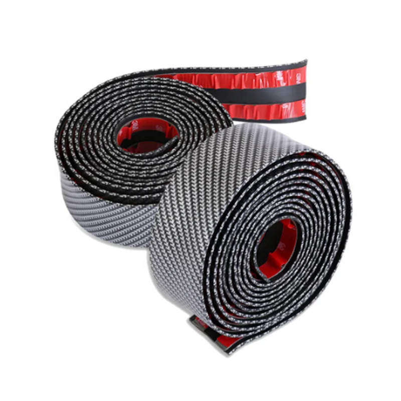 Carbon Fiber Rubber Bumper Strip Door Sill Protector Edge Guard Car Stickers for Nissan Teana X-Trail Qashqai Livina Tiida Sunny |