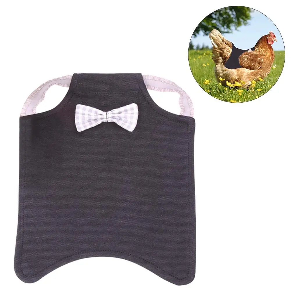 

1Pcs Chicken Hen Apron Poultry Hen Chicken Saddle Apron Feather Protector Protector Pet Jacket Black And Reflective Clothes