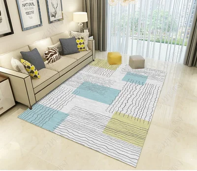

Flannel Carpet For Living Room Anti-slip Carpet Bedroom Bedside Rugs Soft Kids Room Mats Office Chair Floor Rugs