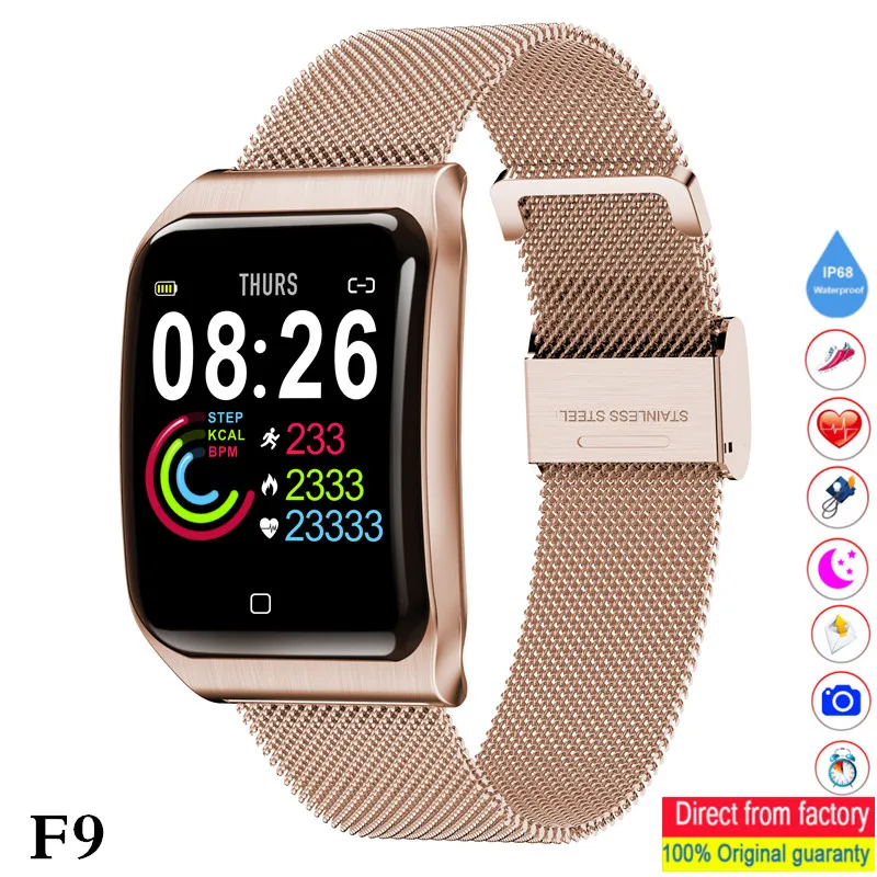 

F9 VS AF6 smart watch men IP68 waterproof heart rate monitoring blood pressure sports Fitness bracelet Smartwatch PK Y6 Pro M19