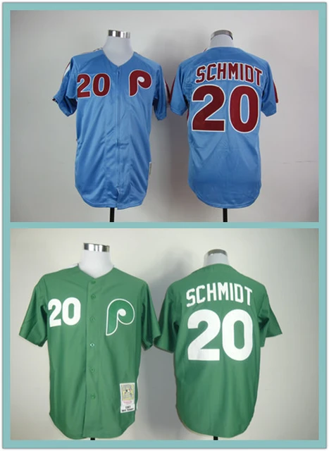 2015 Cool Base Mike Schmidt jersey 3XL,baseball Philadelphia Phillies  throwback men's authentic stitched LOGO cheap blue shirts _ - AliExpress  Mobile