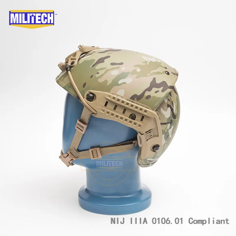 MILITECH M/LG Мультикам MC NIJ уровень IIIA 3A воздуха Рама Арамидных Пуленепробиваемый Шлем