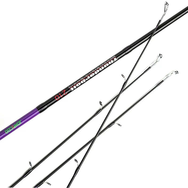 Литая Удочка M MH ML power 3 Tips Carbon baitcasing Rod Приманка Удочка Рыболовные снасти 7 '8' Полюс pesca Средний быстрый