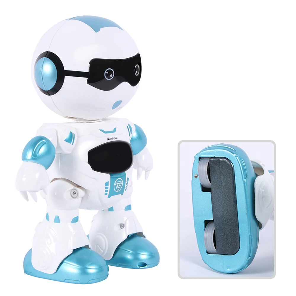 

Remote Control Robot Smart Toys Ice Fire agent Electric light music signing and dancing for boys and girls