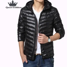 2017 europe new popular fashion leisure hoodies coat Men s duck down jacket
