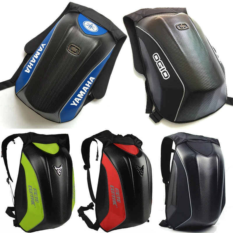 

MC Motorcycle Backpack Carbon Fiber Motocross Racing Bag Motorcycle Knight Backpack Travel Luggage Computer Backpack For YAMAHA