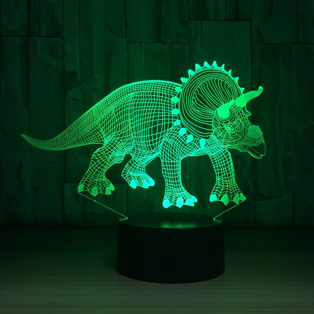 

7 color Dinosaur Nightlight led lights holiday gifts atmosphere lights 1021