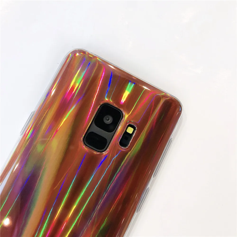 Case For Samsung Galaxy S9 S8 Plus Note 8 A3 A5 2017 Cover Aurora Colorful Glitter Soft Case For Samsung J2Pro J4 J6 2018 A6 A8  (10)