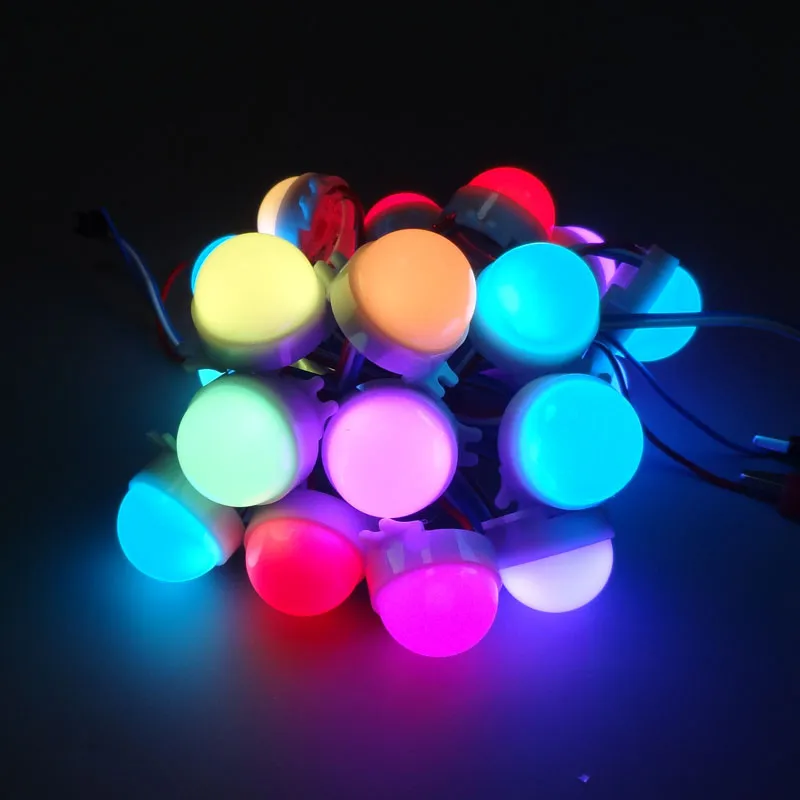 300 шт. ws2811/LPD6803/WS2801/DMX512/1908 IC дополнительно D30 5050SMD RGB 3 светодиода светодиодный