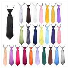 Ikepeibao Pre-tied мальчик тонкий узкий солидный галстук-бабочка эластичный галстук для малыша дети ребенок Convience галстук для школьника