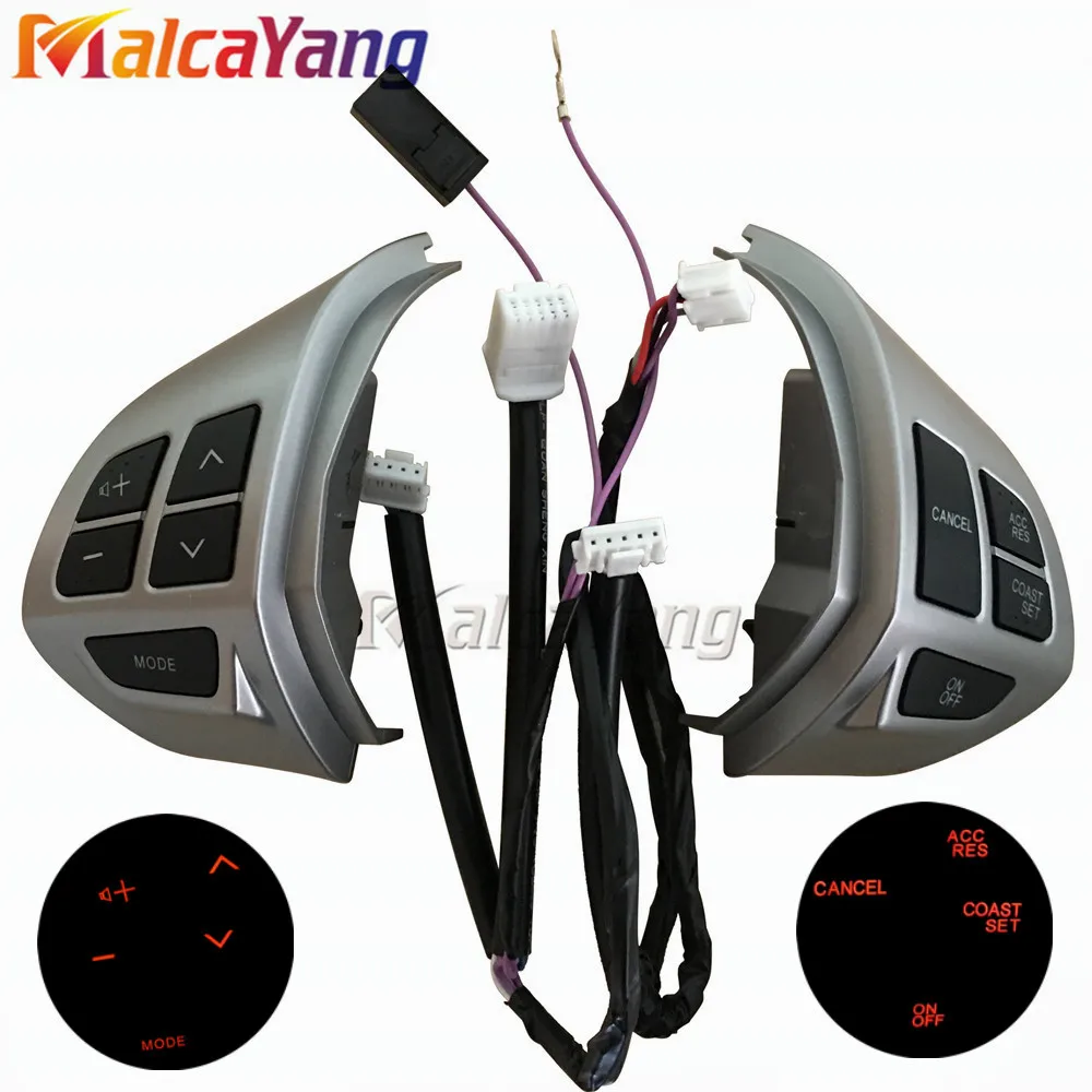

Car Steering Wheel Control Switch Audio Cruise Button For Peugeot 4007 2007 For Citroen C-CROSSER 2006 2007 2008 2009
