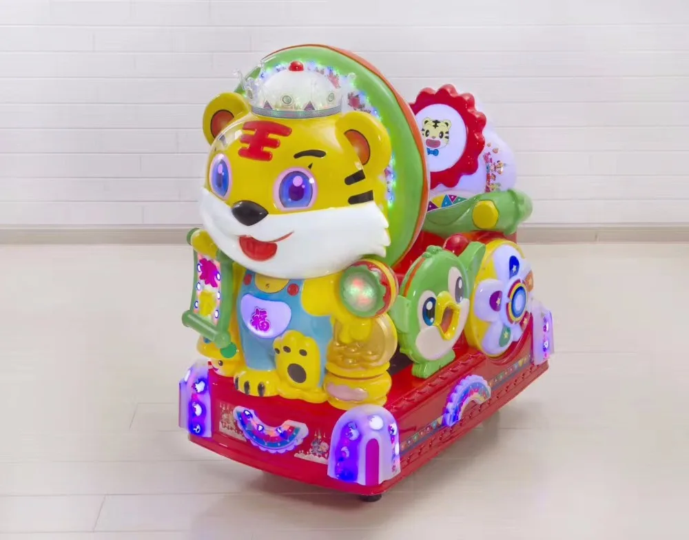 

Plastic coin operated kiddie rides , swing machine-