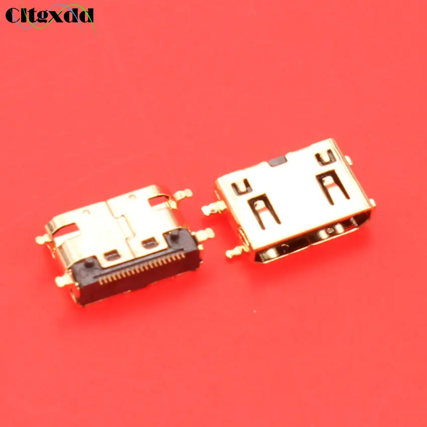 Позолоченный 19-контактный разъем интерфейса cltgxdd с HDMI разъемом типа C 4 SMD