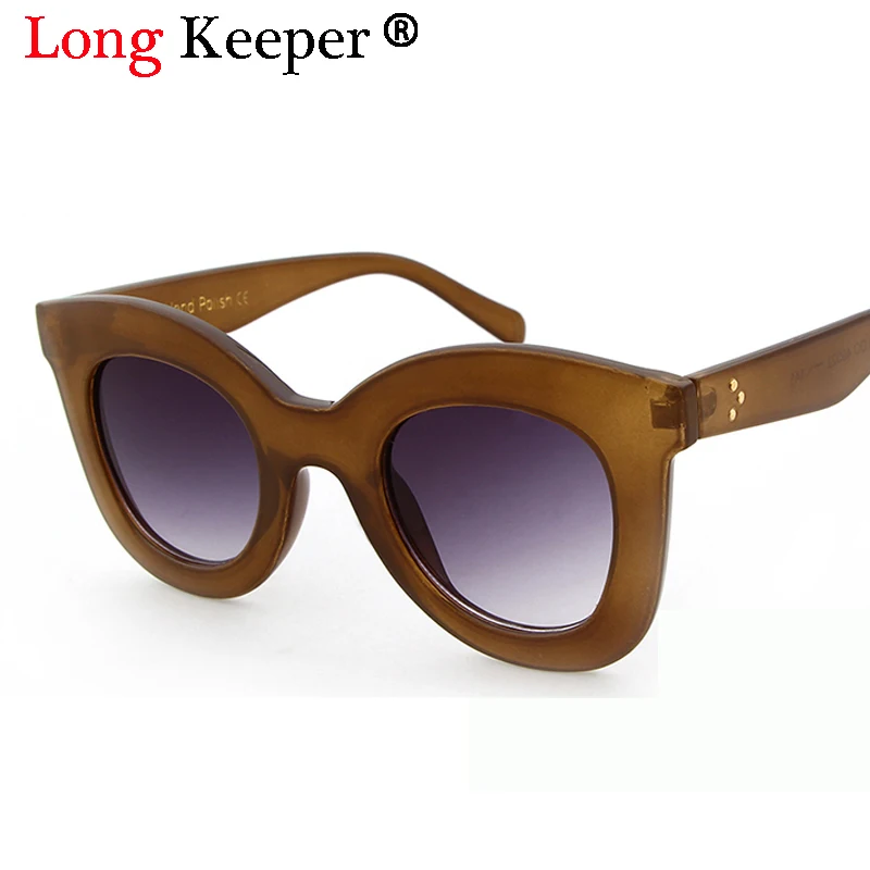 

Long Keeper New Fashion Cat Eye Sunglasses Women Brand Designer Vintage Gradient Cat Eye UV400 Glasses Shades For Women Gafas