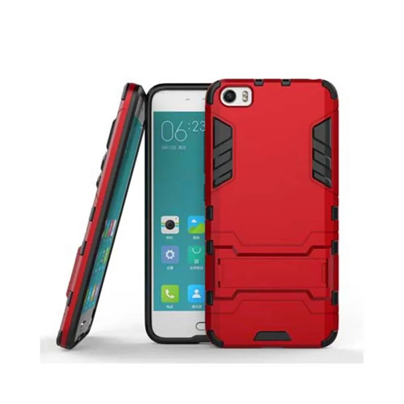 

Xiaomi Mi 5 Mi5 Case Hybrid Kickstand Armor TPU+PC with Stander Protector Back Cover Case for Xiaomi Mi 5 M5 Mi5 5.15" 6 Color