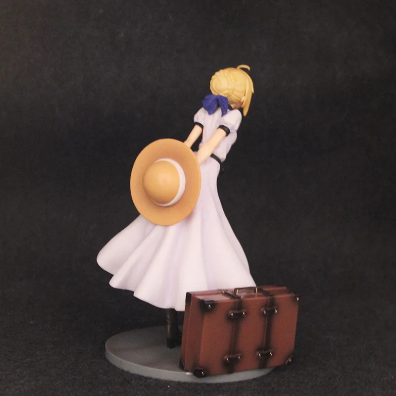 Аниме Fate/stay night Saber Arutoria Pendoragon British tratelogue 1/7 Масштаб Окрашенные Фигурки Коллекционная модель игрушки куклы