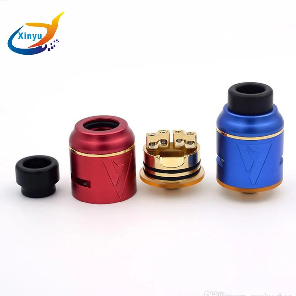 Атомайзер Mad Dog V2 RDA для электронных сигарет 24 мм с золотым покрытием отверстие