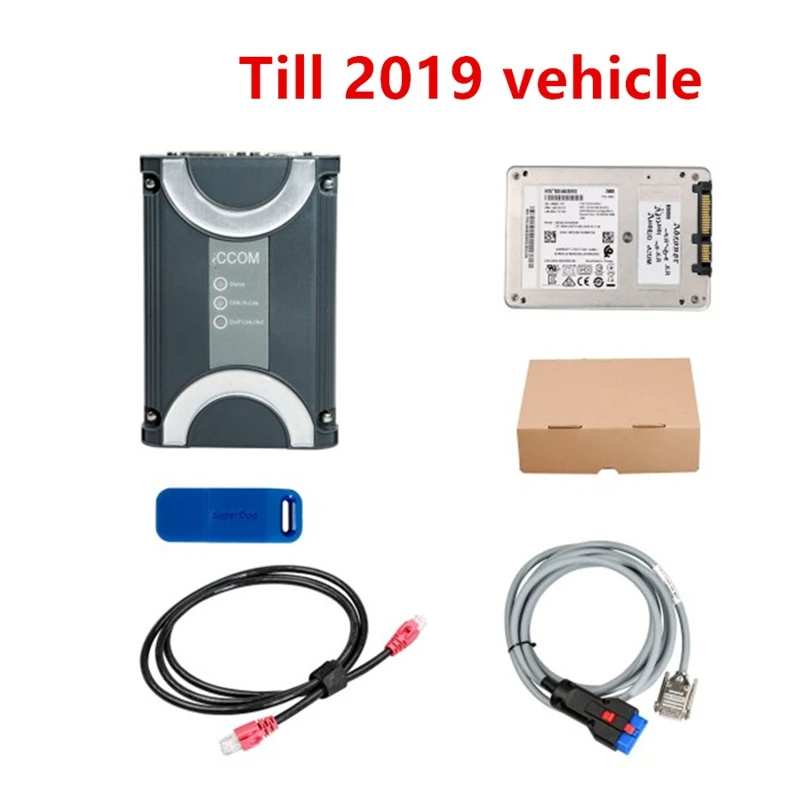 2019 CCOM E COM для BENZ ЭКОМ Поддержка диагностики и программирования с USB Dongle последние