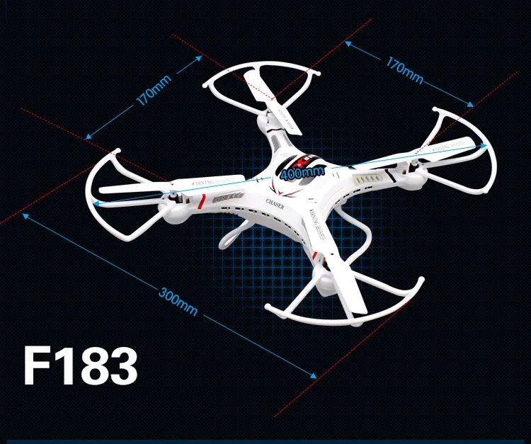 DFD F183 RC Quadcopter VS Syma X5C RC Quadcopter 2,4G 4CH 6 Axis дистанционное управление зарядное устройство для квадрокоптера с 2MP камерой RTF