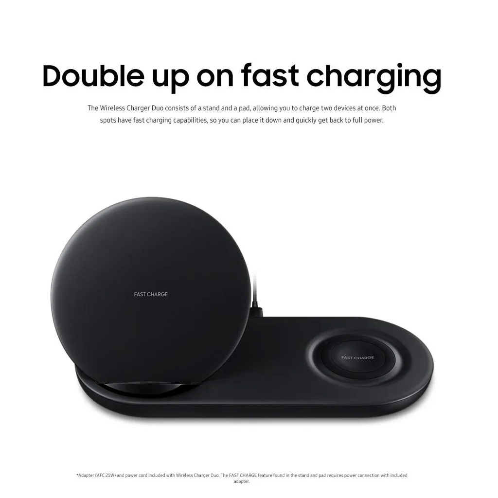 

2 in 1 Fast Charging Wireless Charger Pad For Samsung Phone & Samsung Watch p35