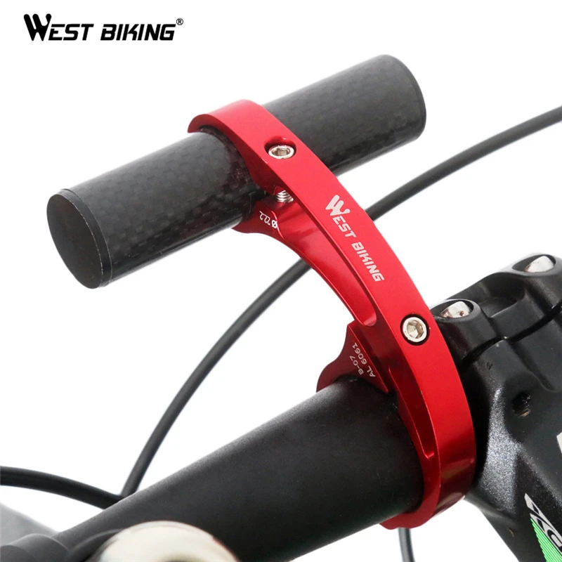 MTB Bike Handlebar Extender Bicycle Bar Mount Headlight Lamp Bracket GPS Holder