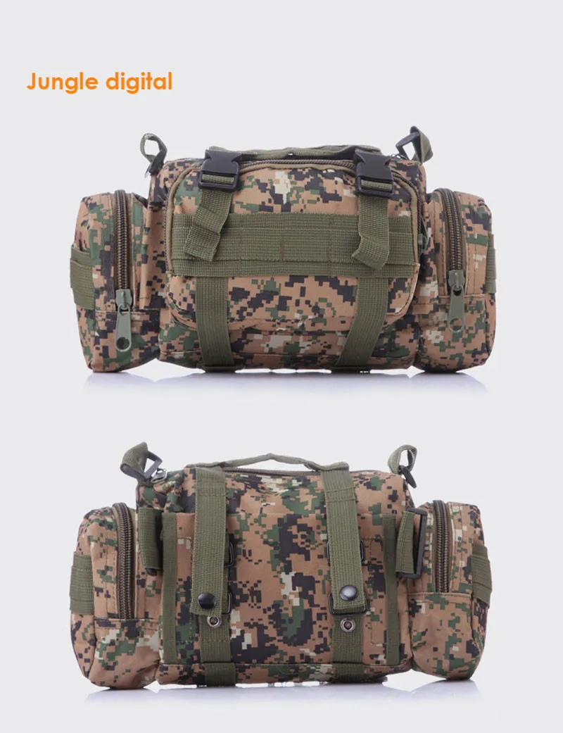 Fishing Bag Multifunctional Camouflage Lure Bag Fishing Tackle Bag Backpack Shoulder Pack Outdoor Bag